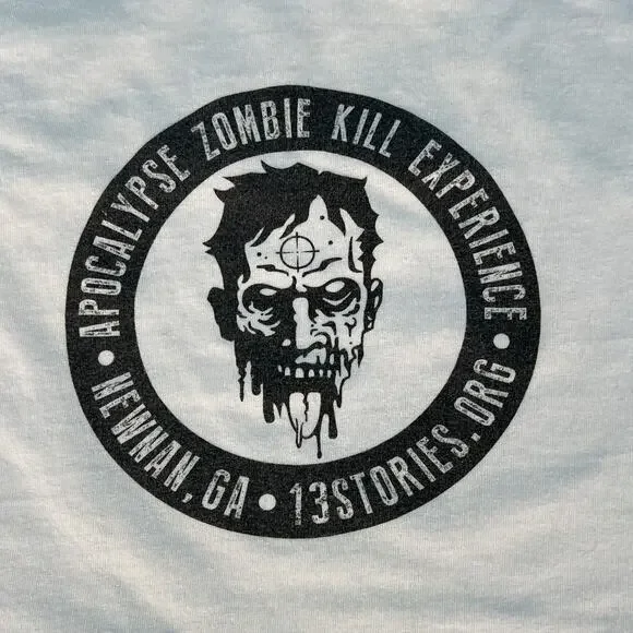 Alstyle Apparel Apocalypse Zombie Kill Experience Newnan Georgia Size Medium - Picture 3 of 10